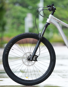 Vélo de montagne tout suspendu pour la course, avec amortisseur à air, freins à disque mécaniques, cadre en alliage d'aluminium, idéal pour le trail et la course en montagne - Product Image 3