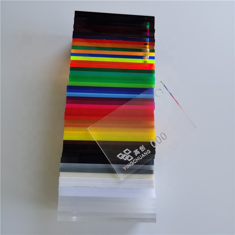 Yingchuang Advertising Board Processing Personalized Shaped Color Acrylic Covered by PE Film or Craft Paper