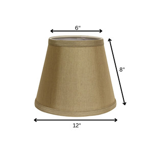HMS 12 \ "marrone chiaro impero con copertina rigida obliqua senza paralume eleganti cover e nuance - Product Image 2