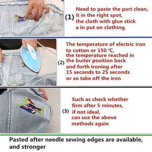 Patchs brodés Punk Tarot pour vêtements, autocollants, patchs squelette, patchs thermocollants DIY - Product Image 6