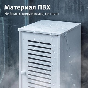 Bathroom <b>Corner</b> Cabinet 3 Tier Freestanding Storage Organizer With Drawer For Toilet Paper And Towels - Product Image 2