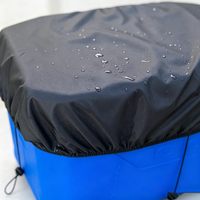 Housse de protection pour abri pour chat de 120 litres, résistante aux intempéries, en polyester, imperméable, pour extérieur