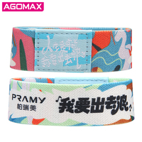 Nueva llegada diario verso de la Biblia pulsera duradera poliéster RFID NFC elástico pago pulsera