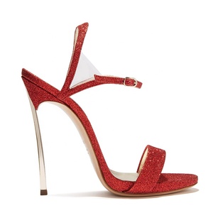 Moda elegante Bling tacchi a spillo tacchi alti comodi sandali da ragazza per banchetti Open Toe <span class=keywords><strong>scarpe</strong></span> da <span class=keywords><strong>donna</strong></span> per feste - Product Image 5