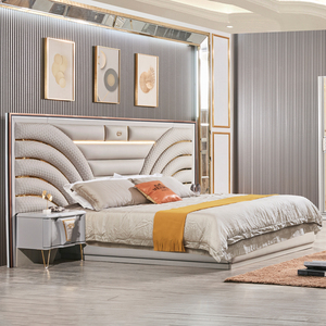 Set Soggiorno con Divano <span class=keywords><strong>Letto</strong></span> da 1,8 Metri, Letti Queen Size USA, Modello Sexy con Armadio Scorrevole, Mobili per Camera da <span class=keywords><strong>Letto</strong></span> - Product Image 2