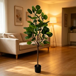 ต้นไม้เงินปลอมในกระถางสำหรับตกแต่งบ้าน โรงแรม ภายในอาคาร - Product Image 4