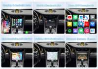 Autoradio Android 8,4 pouces à écran tactile, 4G WiFi, CarPlay sans fil, lecteur multimédia DSP, navigation GPS, processeur 8 cœurs pour
