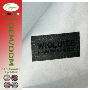 Étiquettes de vêtements OEM de haute qualité avec logo personnalisé, étiquettes de taille personnalisées, étiquettes de drapeau personnalisées, logo personnalisé accepté pour les étiquettes de vêtements - Product Image 1