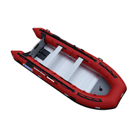 Bateau pneumatique à rames chinois avec plancher en aluminium à vendre