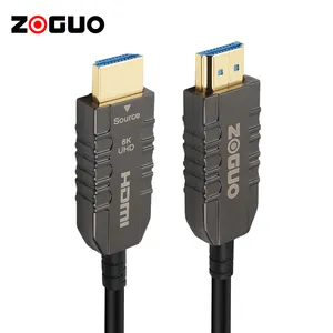 8K HDMI Cable Fiber Optic 48Gbps Long Ultra High Speed HDMI 2.1 Cable CL3 Rated In-Wall 10K 8K60Hz 4K120Hz