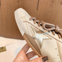Chaussures de créateur de luxe, chaussures décontractées à patchwork étoilé, chaussures vulcanisées pour femmes, baskets pour femmes