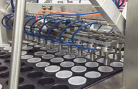 Machines de production de gâteaux et de cupcakes avec fours à tunnel automatiques