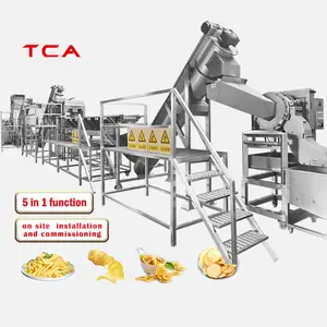 TCA 3 Tonnen/h Fabrik fertigung HYDRO CUTTER voll automatische Produktions linie für gefrorene Pommes Frites