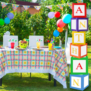 3D Bảng chữ cái khối cho bé tắm ABC Vườn Ươm trang trí nội thất và tốt nghiệp centerpieces khối chữ trang trí - Product Image 5