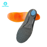 Semelles intérieures confortables en EVA ultra-élastique et léger Love in Soul, semelles intérieures pour chaussures de course