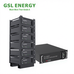 Split Storage Stackable 10KWh 48V LiFePO4 Rack-Mounted Hybrid <b>Grid</b> Solar Battery Pack with CAN Communication - Product Image 1