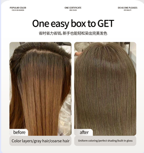 Tinta per <span class=keywords><strong>capelli</strong></span> permanente grigio-marrone <span class=keywords><strong>nocciola</strong></span> all'ingrosso, biologica, a basso contenuto di ammoniaca, <span class=keywords><strong>colore</strong></span> arancione, crema professionale per coprire i <span class=keywords><strong>capelli</strong></span> grigi - Product Image 6