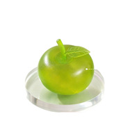 Jouet anti-stress en caoutchouc souple et coloré en forme de pomme, changeant de couleur, pour la décompression et le modelage, pour l'exportation