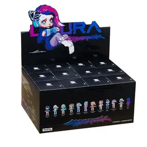 제조사 정품 로라 사이버 펑크 시리즈 미스터리 박스 장난감 깜짝 침대 액세서리 Caja Misteriosa 소녀 애니메이션 피규어 블라인드 박스