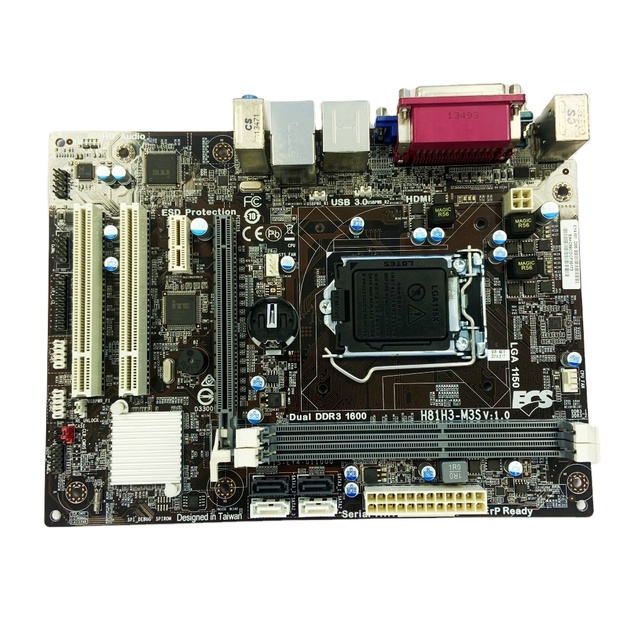 H81H3-M3S V 1.0 15-EY4-011000 Original Genuine Embedded Industrial Motherboard Stock