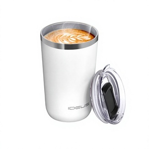 Taza de Café con Aislamiento al Vacío de Acero Inoxidable 304 <span class=keywords><strong>IDEUS</strong></span>, 600 ml, Portátil, para Oficina, Diseño Moderno y Minimalista, Mantiene la Temperatura de 6 a 12 Horas - Product Image 3