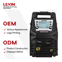 Soudeuse MIG MAG à inverseur IGBT 200A LEVIN XTRAMIG-200, gaz et sans gaz, machine de soudage multiprocessus 4-en-1, CE pour la fabrication