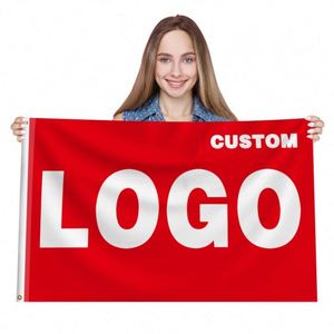Factory Wholesale Digital Printing Premium Fabric Outdoor Activities Red Logo Custom Flags <b>Banners</b> - Product Image 6