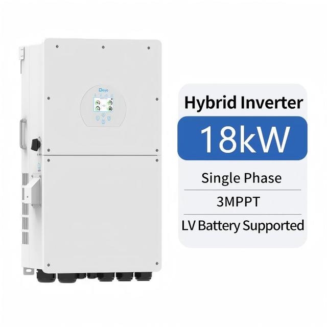 Deye Hybrid Solar Inverter IP65 18Kw Single Phase 3 MPPT Pv Solar Power Inverters