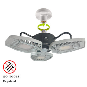 Nuevo Diseño de Lámpara LED para Almacén de 60W, Súper Brillante, Ajustable, con Sensor de Inducción Automático, Modelo WD-101 - Product Image 2