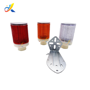 Lámpara LED Solar para Señales de Tráfico, Luz Roja de Advertencia Vial, Efecto de Faro, Función Intermitente - Product Image 3