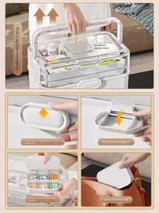 Caja de almacenamiento de medicamentos pequeña, botiquín de emergencia de gran capacidad - Product Image 5