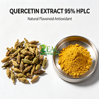 Extrait de Quercétine 95-98% HPLC, Flavonoïde Naturel Antioxydant, Source Bourgeons de Sophora Japonica, Additif Alimentaire, Cosmétique, Matière Première pour Aliments pour Animaux