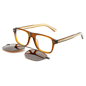 Occhiali <span class=keywords><strong>da</strong></span> <span class=keywords><strong>Sole</strong></span> <span class=keywords><strong>Clip</strong></span>-<span class=keywords><strong>on</strong></span> G5766 in Acetato e Metallo di Alta Qualità, Lenti Magnetiche Forti <span class=keywords><strong>da</strong></span> 3200 Gauss, Nuovo Design a Prezzo di Fabbrica - Product Image 4