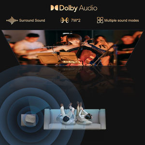 Mini Proyector HQ11W Mejorado, 3600 ANSI Lúmenes, Inteligente, Android 15, LED <span class=keywords><strong>Micro</strong></span> 4K HDR10/HLG MEMC Ultra HD Inalámbrico, WiFi Dual, BT HIFI - Product Image 5