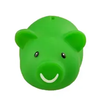 도매 사용자 정의 로고 깨지지 않는 소프트 Pvc 돈 절약 프로모션 사랑스러운 돼지 저금통 청소 및 좋은 품질