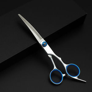 Pet Grooming Scissors Set 6 Inch Stainless Steel Curved Shears For Dog Cat Hair Trimming Tools - Product Image 3