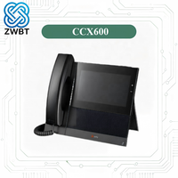 Téléphone de visioconférence multimédia POLY CCX600, téléphone de conférence Internet, téléphone IP, prend en charge le Bluetooth et le Wi-Fi