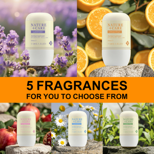 Déodorant anti-transpirant longue durée Nature Care en roll-on, 5 senteurs, 50 ml, fraîcheur sous les aisselles - Product Image 6