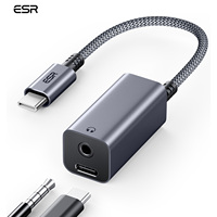 Protector de cable adaptador ult-unite OEM ODM ESR modelo 01 USB tipo-c hembra a macho de 2 a 2,