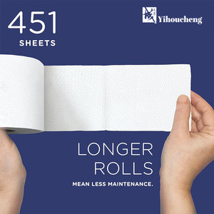 2-ply mềm Trinh giấy vệ sinh tiêu chuẩn cuộn với 3 4 ply tùy chọn Dot dập nổi mạnh mẽ Flushable in mô mẫu miễn phí - Product Image 2