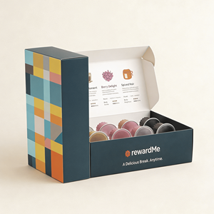 Coffee Beans Branded Shipping Packaging Corrugated Mailer <b>Box</b> E Flute Self Lock Mailer Custom Packaging - Product Image 4