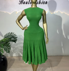 <span class=keywords><strong>Abito</strong></span> da donna <span class=keywords><strong>in</strong></span> <span class=keywords><strong>maglia</strong></span> semplice senza maniche, vestito curvo, abiti africani, taglia unica - Product Image 1