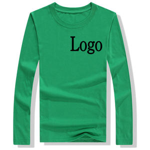 T-shirt à manches longues en coton polyester personnalisé pour hommes T-shirt ajusté confortable vente en gros - Product Image 1