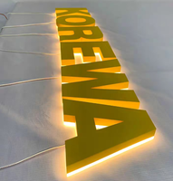 DakeSign OEM ODM Panneau publicitaire extérieur rétroéclairé LED pour écoles et gymnases, enseigne 3D avec logo, conception gratuite, étanche IP65