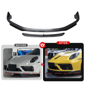 Nuevo Difusor Delantero de Fibra de Carbono Seca Estilo Te-chart para Porsche 911 992 SD, Piezas de Auto - Product Image 4