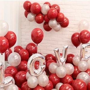 Globos de <span class=keywords><strong>Granada</strong></span> roja de una sola capa de 10 pulgadas, decoraciones románticas para bodas y celebraciones de cumpleaños, globos de fiesta al por mayor - Product Image 3