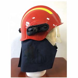 خوذة حريق قصيرة من نوع الاتحاد الأوروبي للوجه بالكامل لإطفاء الحرائق مع معيار EN - Product Image 4