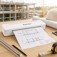 Imprimante thermique sans encre portable A4 sans fil Xprinter T8 pour l'impression de documents sur les chantiers de construction