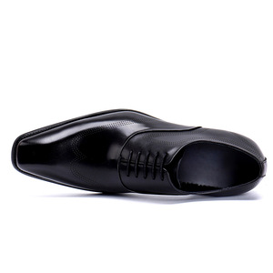 High-quality luxurious British Oxford <b>shoes</b> - men's hand-painted and embossed leather brogue <b>shoes</b> - Product Image 5
