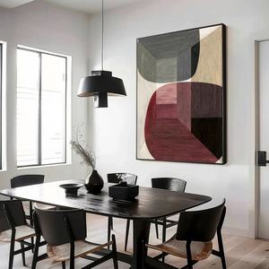 Peinture décorative sur toile abstraite faite à la main, sur mesure, art mural, décoration intérieure, texture 3D moderne pour galerie - Product Image 6